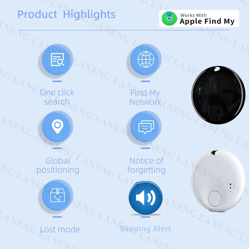 GPS Tracker IP67 MFI pentru Apple - Localizator Inteligent