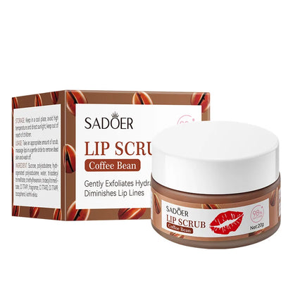 SADOER Crema Exfoliantă pentru Buze cu Fructe - Hidratare și Plump