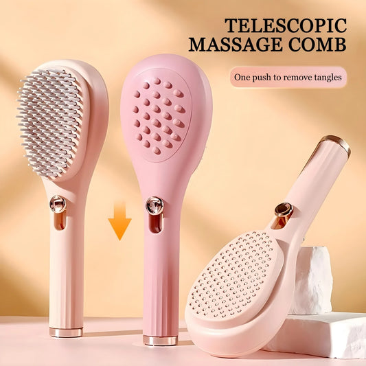 Pieptene Telescopic Portabil cu Masaj Scalp