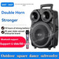 Boxa portabilă Bluetooth 8 inch, subwoofer de dans outdoor - Venduqo