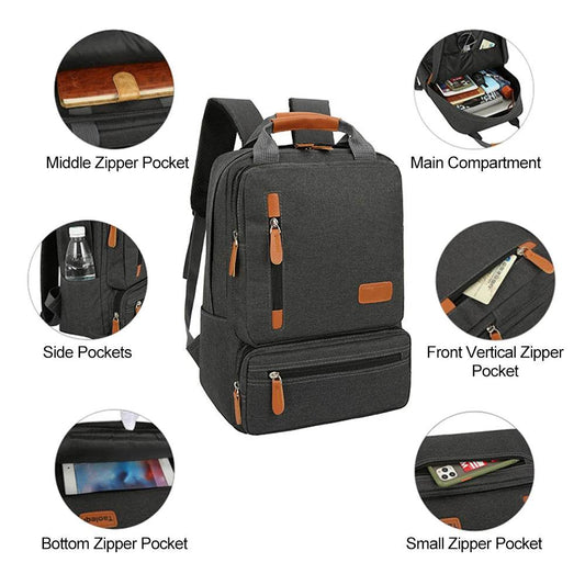 Rucsac de Afaceri Casual pentru Bărbați - Laptop 14.5 inch - Venduqo