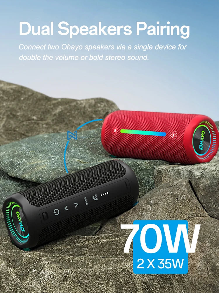 Ohayo X10 Max Difuzor Bluetooth Portabil - Waterproof 35W