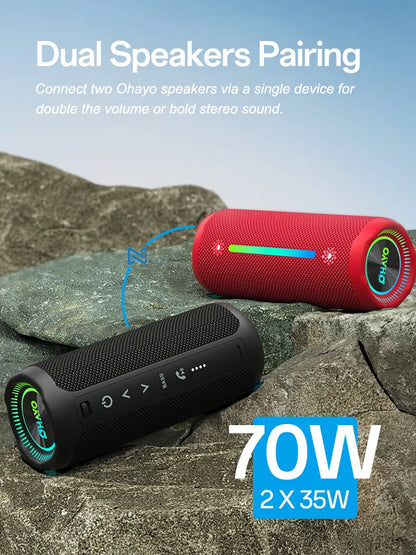 Ohayo X10 Max Difuzor Bluetooth Portabil - Waterproof 35W