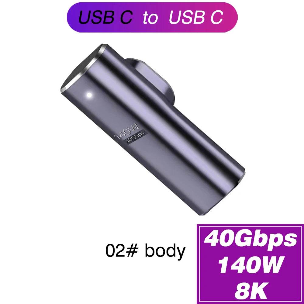 Adaptor Magnetic Type-C OTG Thunderbolt 4 - USB-A, HDMI, VGA, RJ45 - Venduqo
