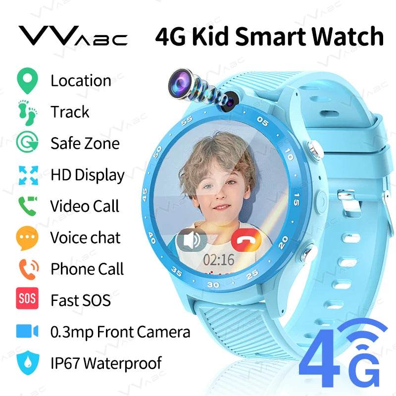 Ceas Smart pentru Copii VVABC cu SIM 4G și Cameră - Venduqo