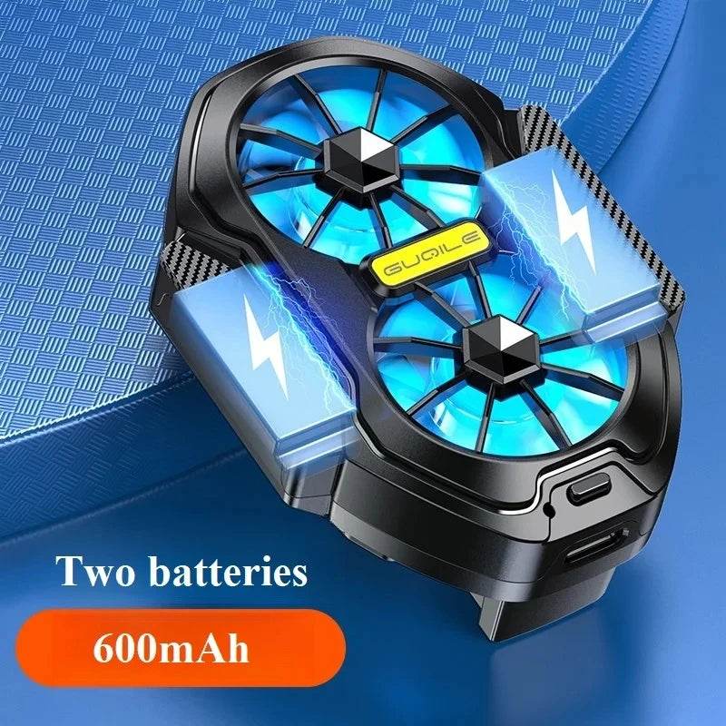 Răcitor Mobil Universal Dual cu Ventilatoare Reîncărcabile pentru Telefoane - Venduqo