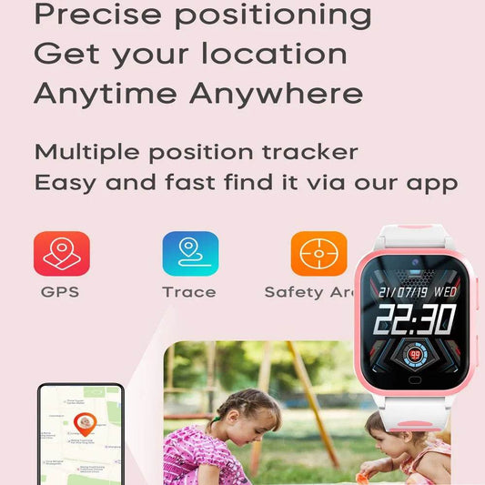 Ceas Inteligent 4G pentru Copii cu GPS și Monitorizare - Venduqo