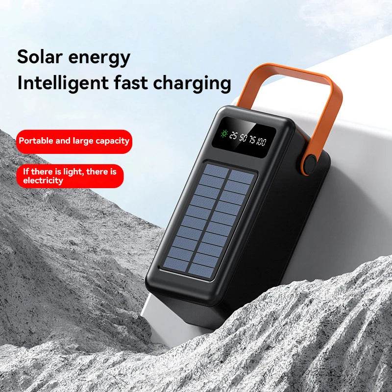 Baterie Externă Solară Xiaomi 100000mAh cu Încărcare Rapidă - Venduqo