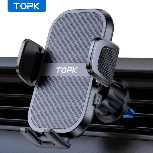 Suport Telefon Auto TOPK Ventilație cu Rotire 360° - Venduqo
