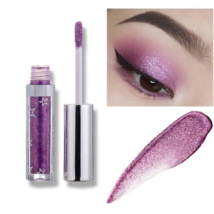 Creion Pentru Ochii Lichid Luminous cu Glitter Waterproof