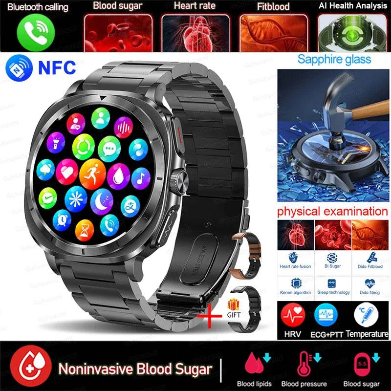 Smartwatch KAVSUMI Galaxy Watch 7 cu Măsurători Sănătate - Venduqo