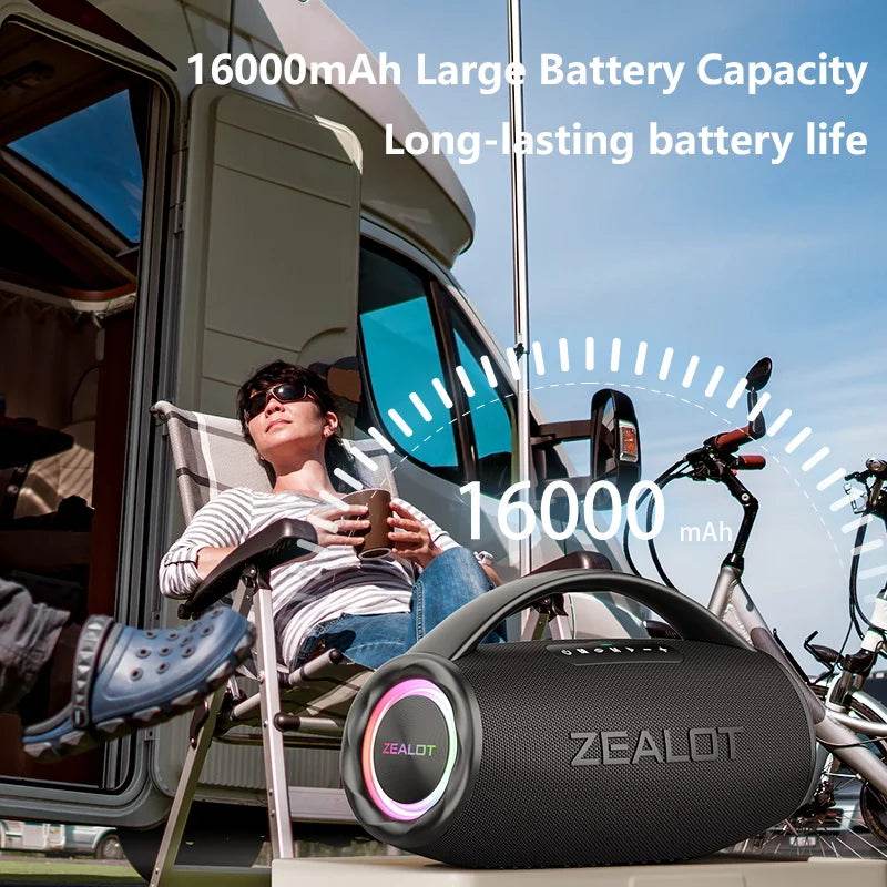 ZEALOT S97 80W Boxă Portabilă Wireless cu Subwoofer - Venduqo