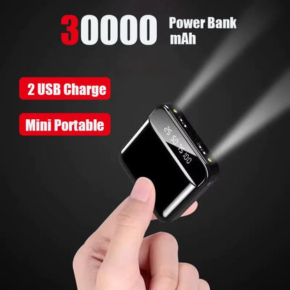 Power Bank 30000 mAh Mini cu Încărcare Rapidă