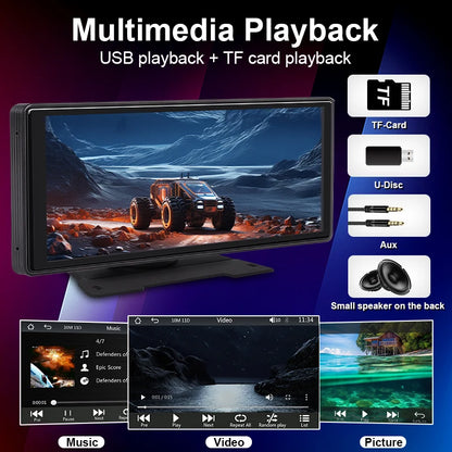 Display auto Bluetooth Aux USB multimedia player 10.26 inch