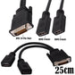 Cablul de Împărțire 59-Pin DMS cu 2 Ieșiri VGA, DVI, HDMI - Venduqo