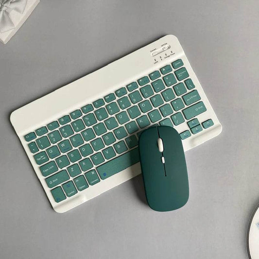 Set Tastatur și Mouse Wireless Reîncărcabil Bluetooth - Venduqo