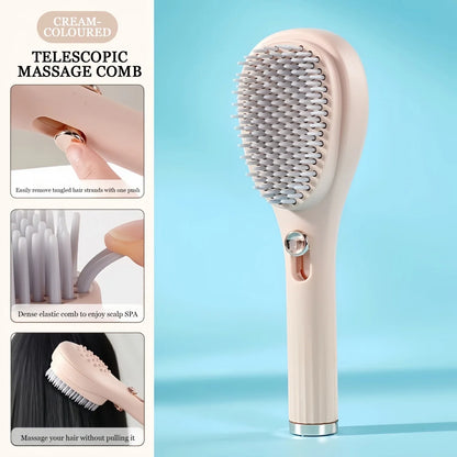 Pieptene Telescopic Portabil cu Masaj Scalp