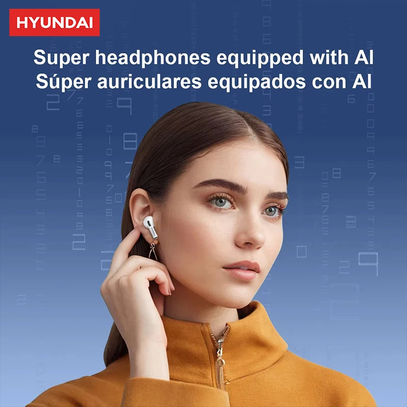 Casti Bluetooth HYUNDAI HY-T02 AI cu traducere