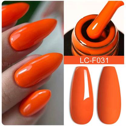 LILYCUTE Lac de Unghii Gel Culoare Ciocolată Roșie Caramel