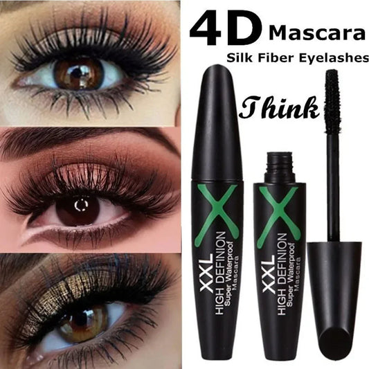 Mascara Waterproof 4D cu Fibre de Mătase - Lashes Extender