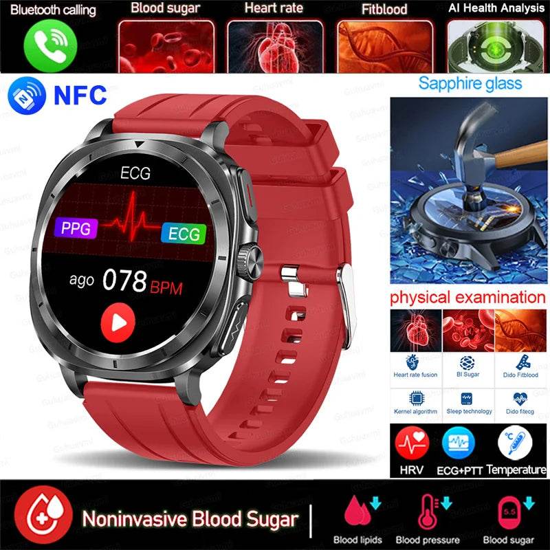 Smartwatch KAVSUMI Galaxy Watch 7 cu Măsurători Sănătate - Venduqo