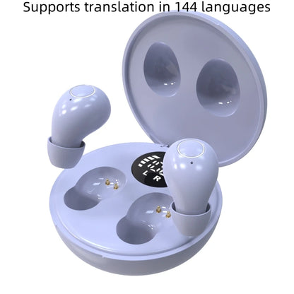 Căști Wireless AI cu Traducere, Bluetooth 5.4, Reducere Zgomot