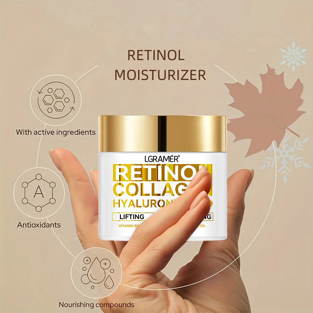 Crema Anti-Aging cu Retinol și Acid Hialuronic 30/60ML