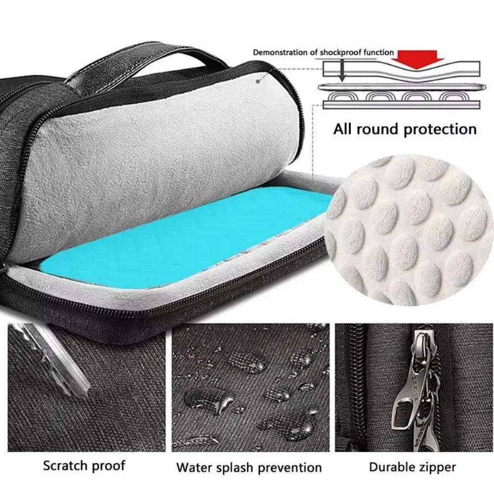 Geantă Laptop 13.3-15.4 inch cu Capacitate Mare, Waterproof și Shockproof - Venduqo