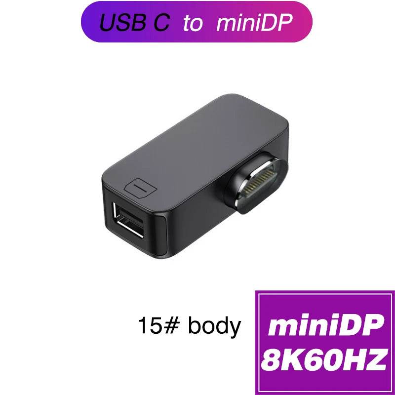 Adaptor Magnetic Type-C OTG Thunderbolt 4 - USB-A, HDMI, VGA, RJ45 - Venduqo
