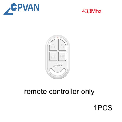 Detector de Mișcare Infraroșu CPVAN cu Alarmă de Securitate Wireless