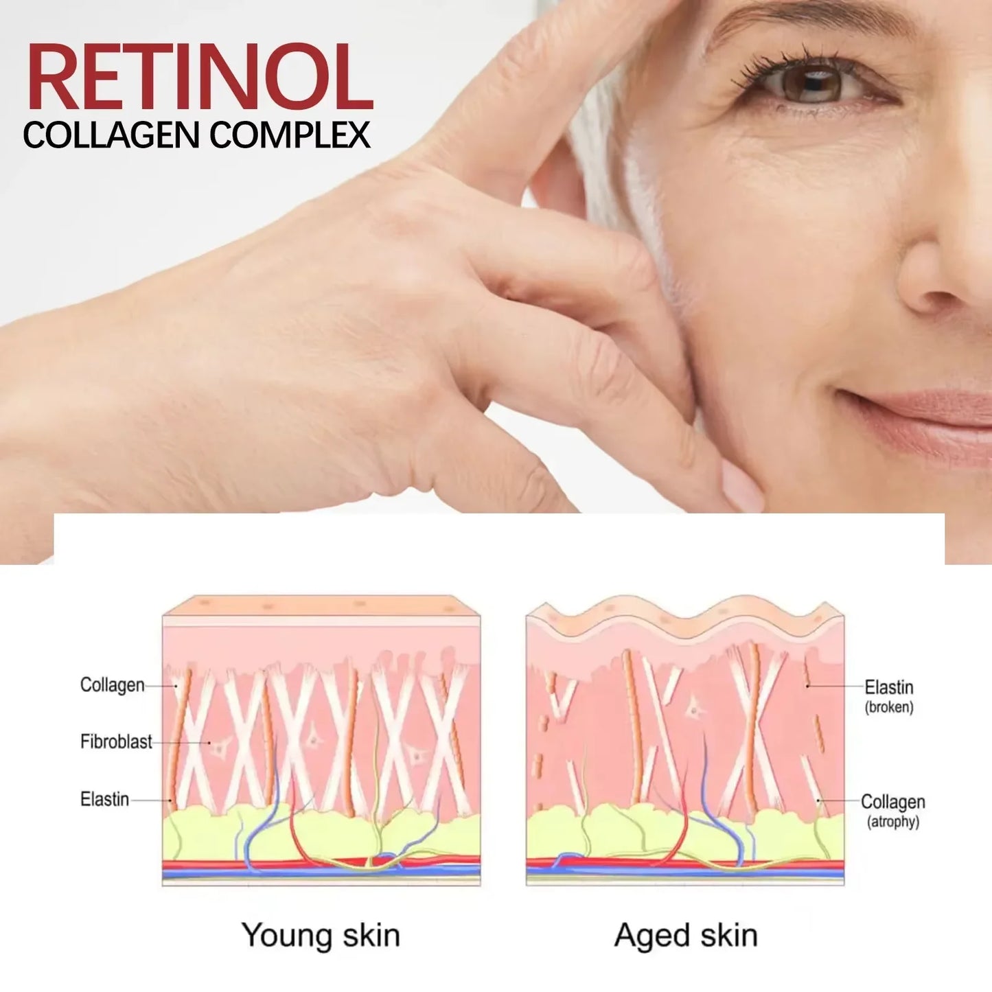 Crema de față cu Retinol pentru îndepărtarea ridurilor