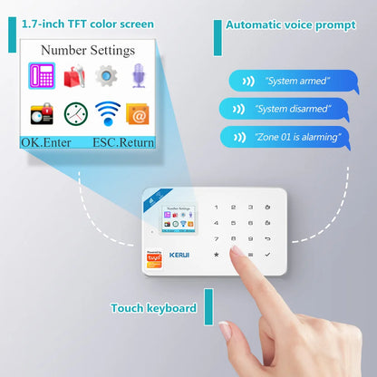 Sistem de Alarmă Inteligent KERUI W181 - WIFI & GSM