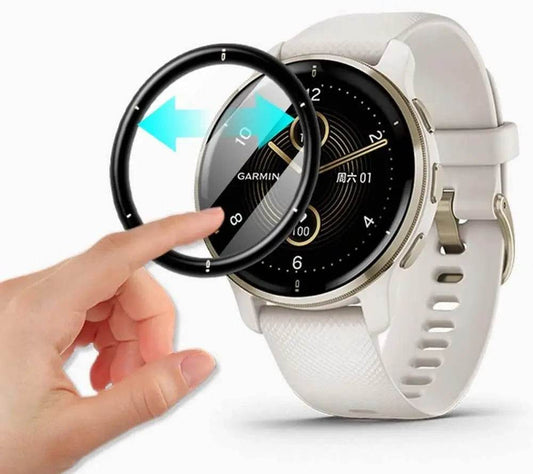 Folie Protectoare 3D cu Marginile Curbe pentru Garmin Venu 2 Plus - Venduqo