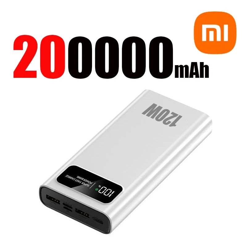 Baterie Externă Lenovo 200000mAh 120W Super Încărcare - Venduqo