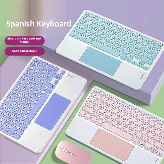 Tastatură Bluetooth 10 inch pentru iPad Air Pro - Spaniolă / Engleză - Venduqo