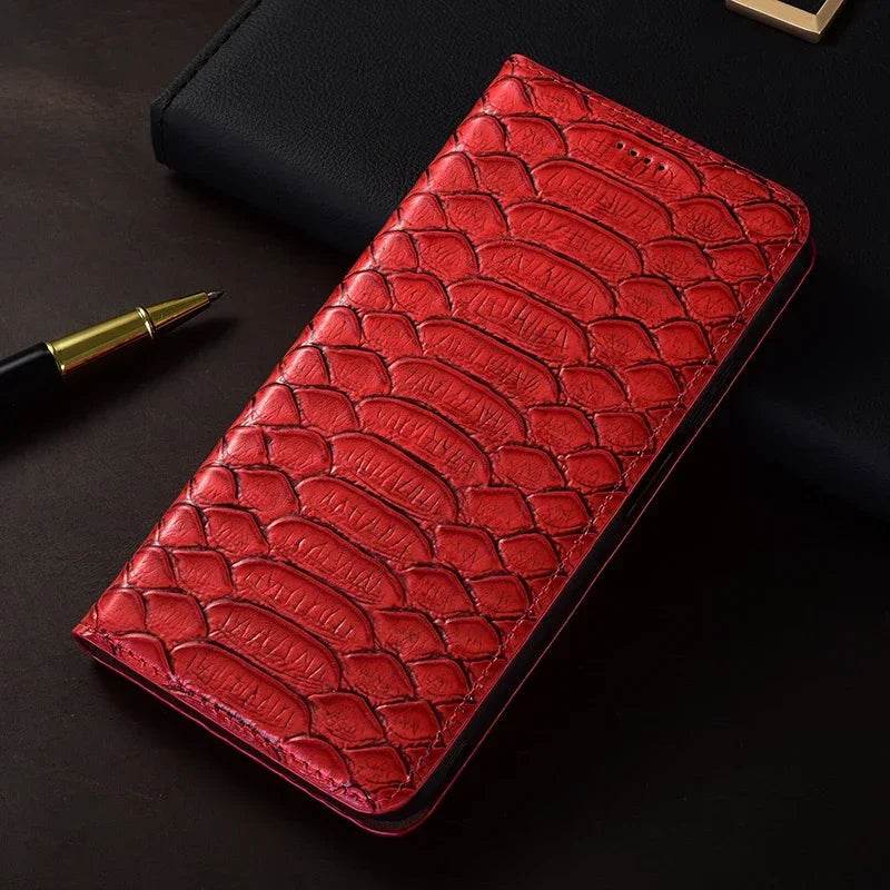 Husă Flip pentru Xiaomi POCO X7/X7 Pro 5G din Piele Naturală - Venduqo