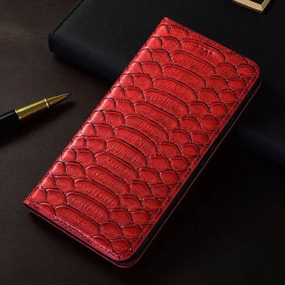 Husă Flip pentru Xiaomi POCO X7/X7 Pro 5G din Piele Naturală - Venduqo