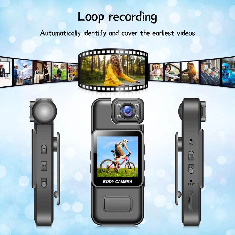 Camera sport mini digitala cu obiectiv rotativ 180° - Venduqo
