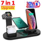 Încărcător Wireless 7 în 1 pentru iPhone, Apple Watch, Airpods - Venduqo