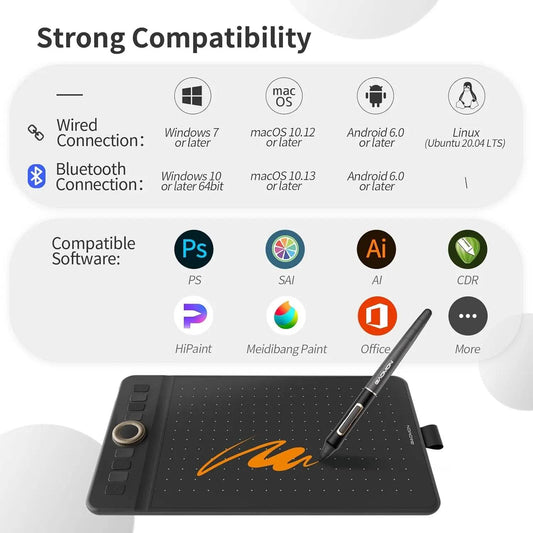 Tableta Grafică Wireless GAOMON WH851 - Venduqo