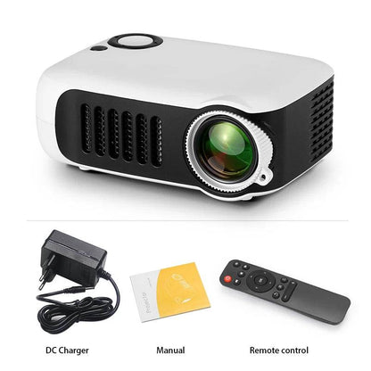 Proiector Mini Portabil A2000 3D LED pentru Cinema Acasă - Venduqo