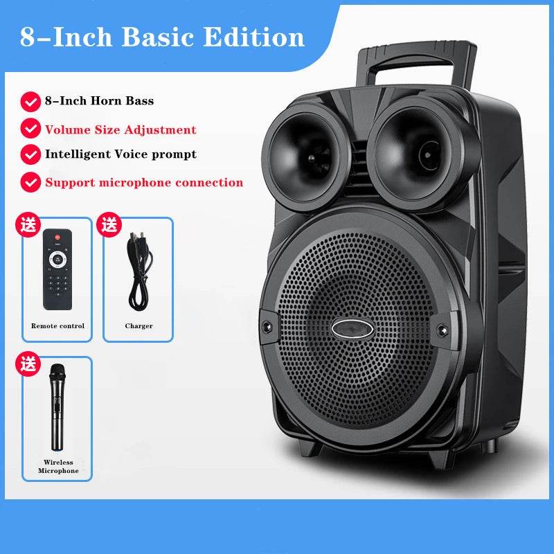 Boxă Bluetooth Multifuncțională 12 Inch cu Microfon Wireless - Venduqo