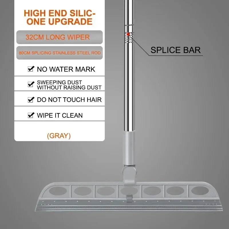 Mop Magic cu Perie din Silicon pentru Curățenie - Venduqo