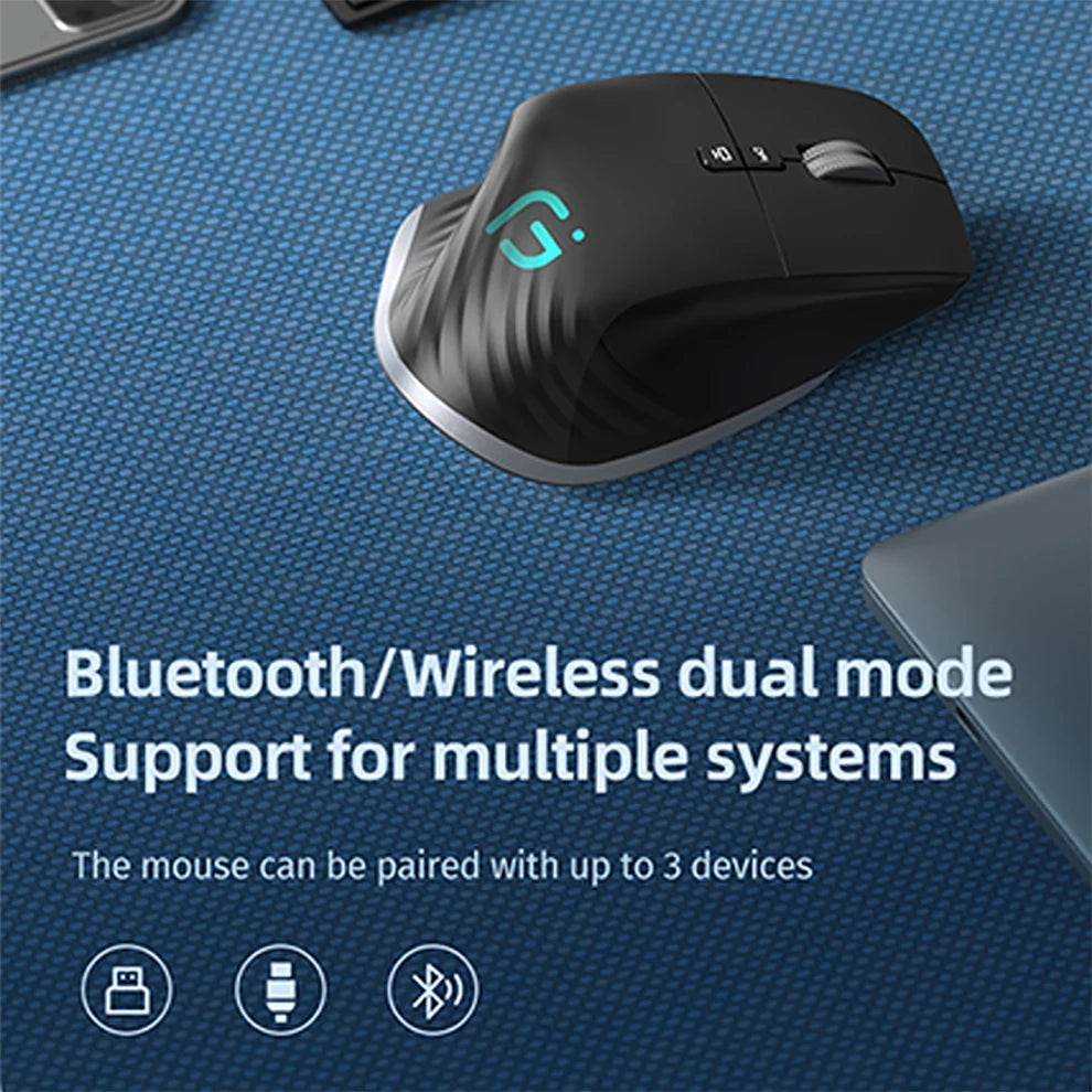 Mouse Wireless Multi-Dispozitive Bluetooth 5.0 & 3.0 - Venduqo