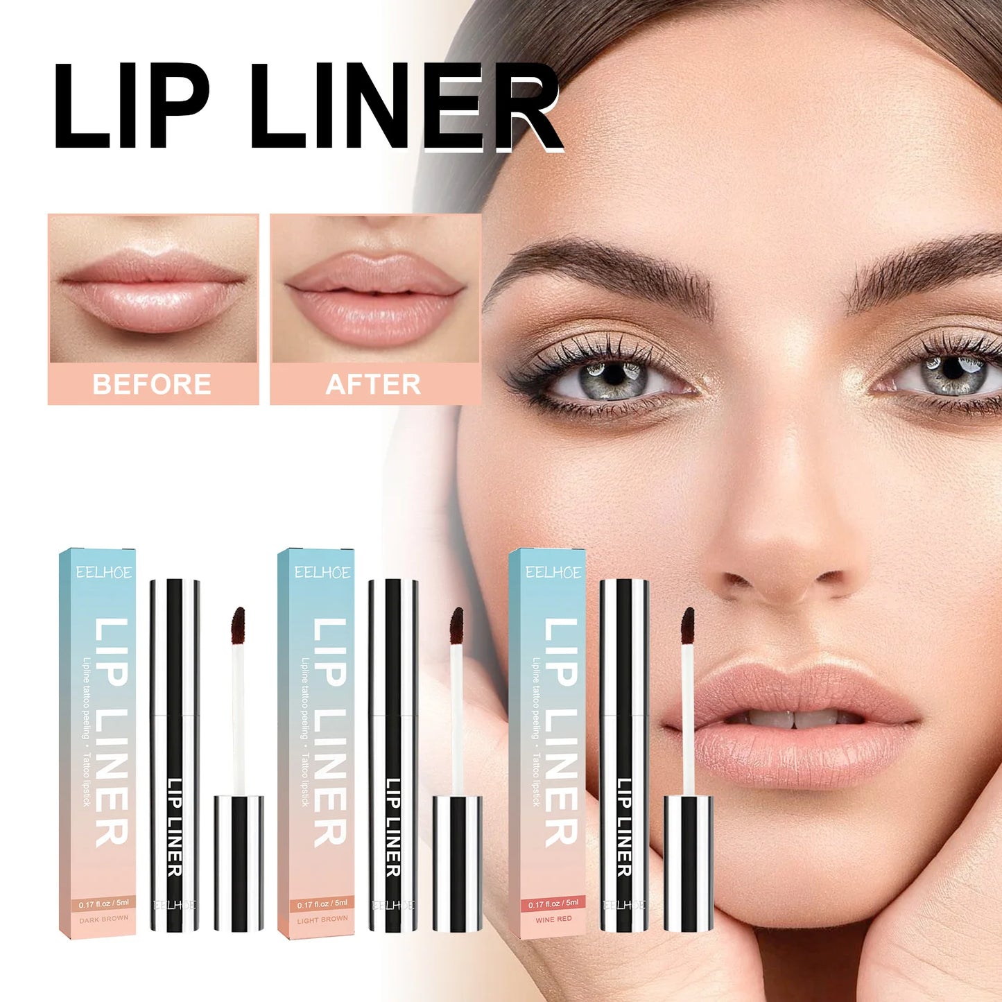 Creion pentru Buze Waterproof Long Lasting