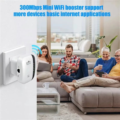 Repeater Wi-Fi 300Mbps - Extinde Semnalul Wireless