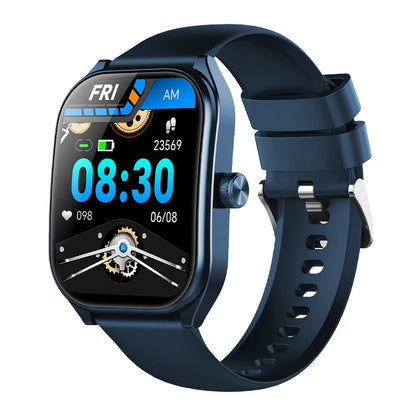 Ceas inteligent Aolon 2.01" cu ecran curbat, pentru bărbați și femei, waterproof