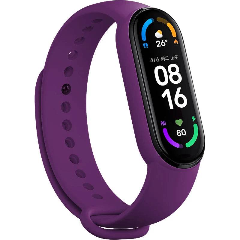 Brățară din Silicon pentru Xiaomi Mi Band 3 4 5 6 7 - Venduqo