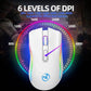 HXSJ T69 Mouse Wireless Ergonomic RGB 2.4G - Venduqo