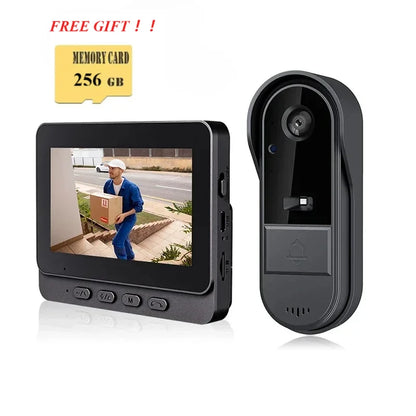 Cameră Video Wireless pentru Ușă 4.3 inch cu Intercom